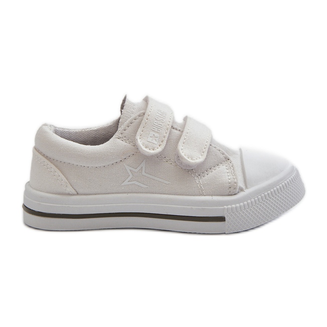 Zapatillas Infantiles Velcro Big Star NN374117 Blanco Zapatillas Infantiles Velcro Big Star NN374117 Blanco