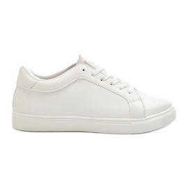 Zapatillas Deportivas Bajas de Mujer Diunna Blancas Zapatillas Deportivas de Piel Ecológica blanco