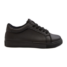 Zapatillas Deportivas Bajas de Mujer Diunna Negras Zapatillas Deportivas Fabricadas en Piel Ecológica negro
