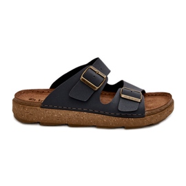 Chanclas de Hombre Ligeras y Cómodas con Hebillas Inblu MT000016 Azul Marino Chanclas de Hombre Ligeras y Cómodas con Hebillas Inblu MT000016 Azul Marino