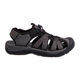 Sandalias Cómodas Hombre 4FRSS24FSANM058-23S Gris