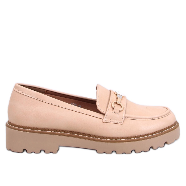 Nivetti Mocasines plataforma beige