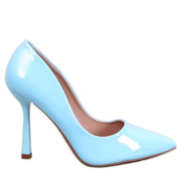 Zapatos de tacón alto lacados Anika Azul para mujer