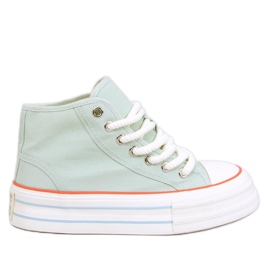 Puell Zapatillas con plataforma en color azul verde
