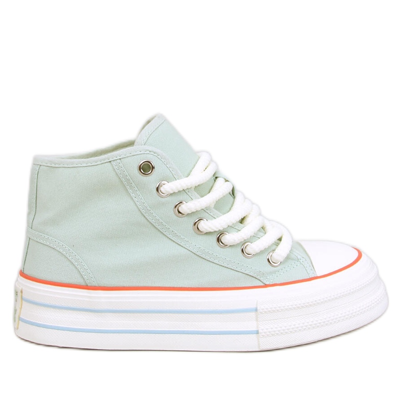 Puell Zapatillas con plataforma en color azul verde