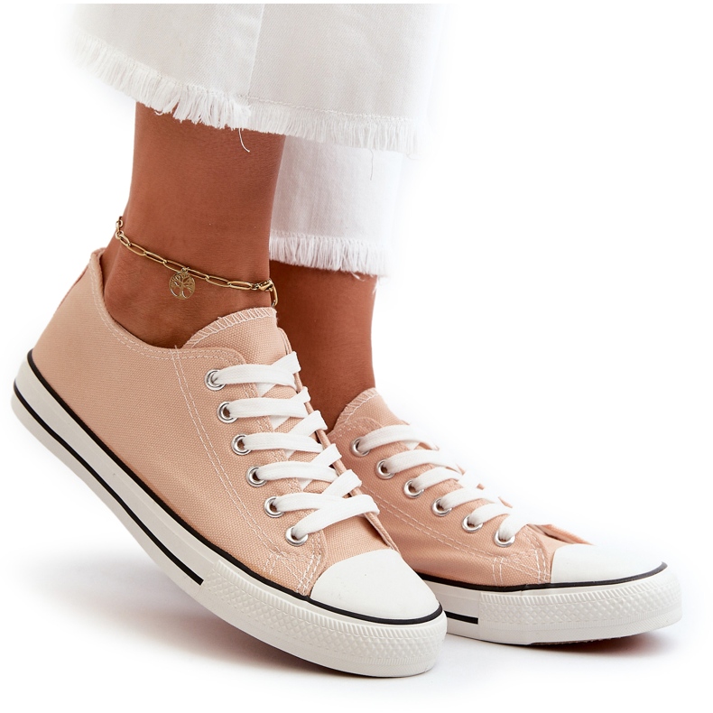 Zapatillas Bajas Clásicas Mujer Rosa Caelira rosado