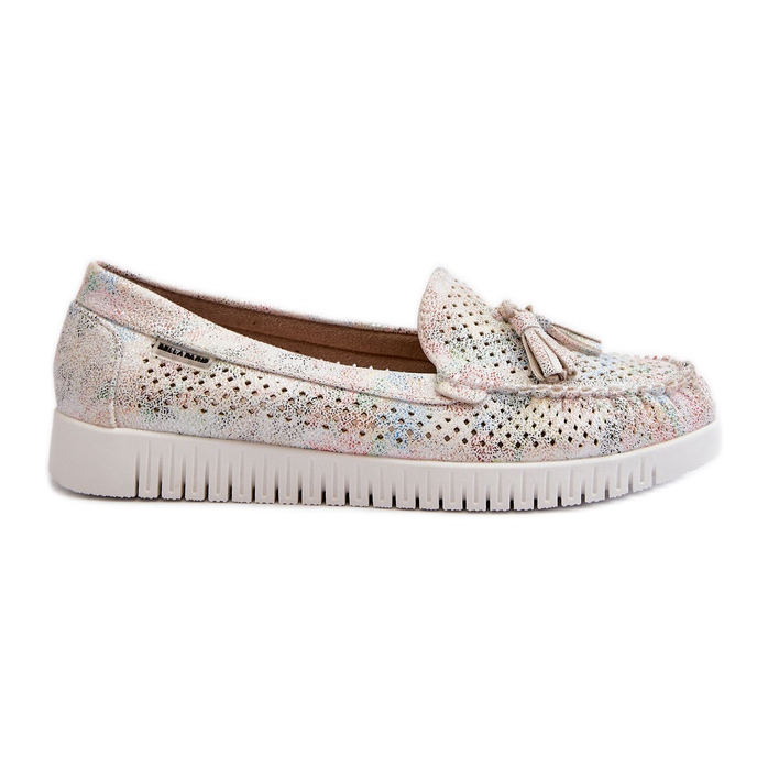 Mocasines de Mujer Calados en Piel Ecológica Tinami Multicolor