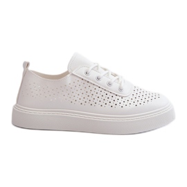 Deportivas Caladas Con Plataforma Blanco Tanvi