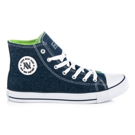 New Age Zapatillas altas de hombre azul