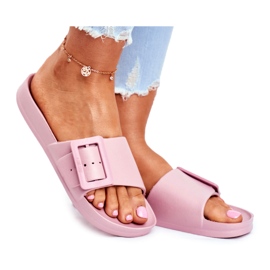 Pantuflas de Mujer Big Star con Hebilla Rosa FF274A387 rosado