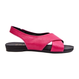 Zazoo 40407 Sandalias Mujer Piel Fucsia rosado