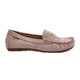 Mocasines Mujer Ante Ecológico, Beige Claro Rerteria