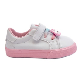 Zapatillas Deportivas Infantiles con Pin, Pennyn Blanco y Rosa rosado