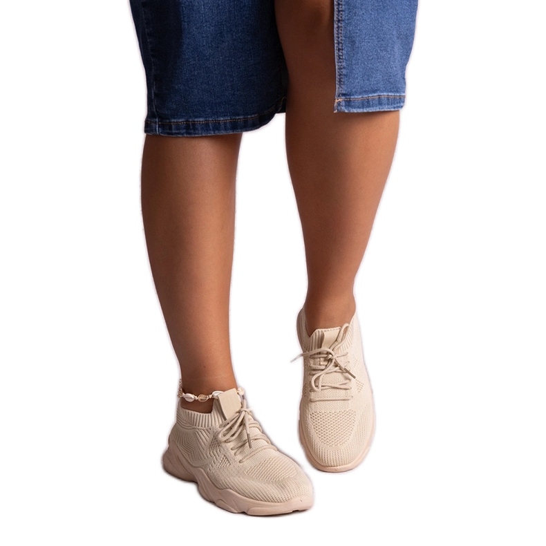 Deportivas de tela beige de Madi Deportivas de tela beige de Madi