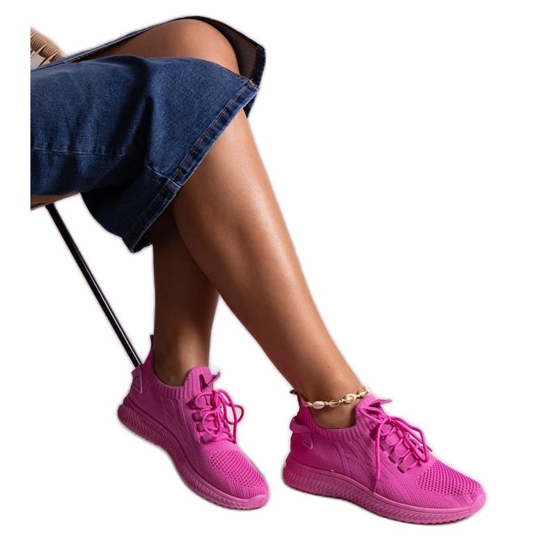 Deportivas Khitam rosa oscuro rosado
