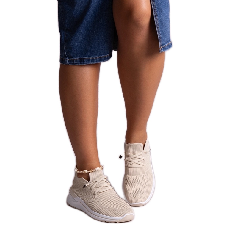 Zapatillas slip-on Gaberla en beige