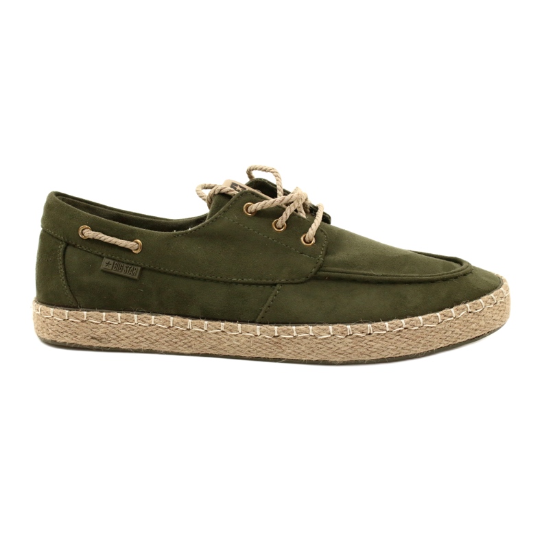 Alpargatas con Cordones para Hombre Big Star NN174055 Caqui verde