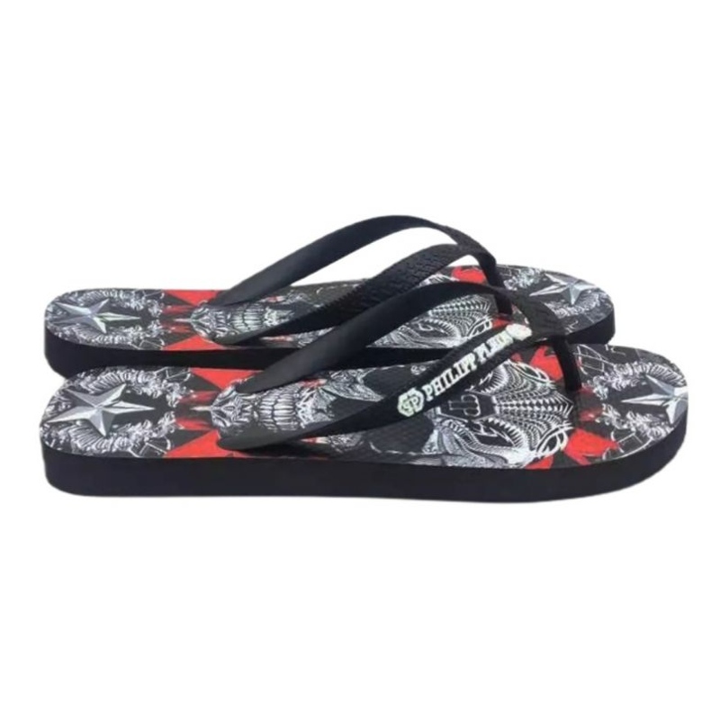 Pliant Chanclas de hombre Philipp Plein IMPS900 negro
