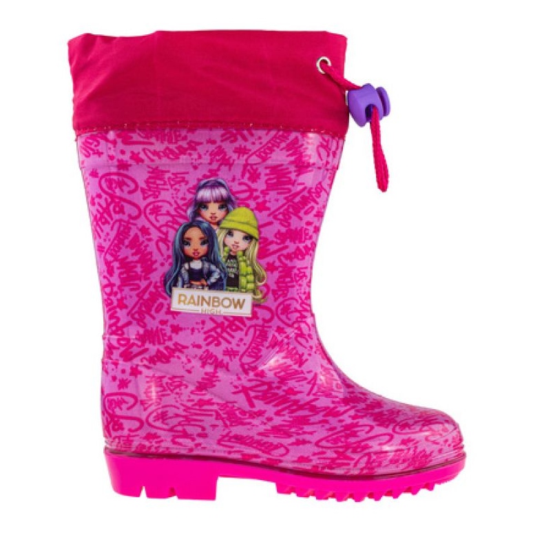 Coqui Botas de agua Perletti Rainbow High 98325 rosado