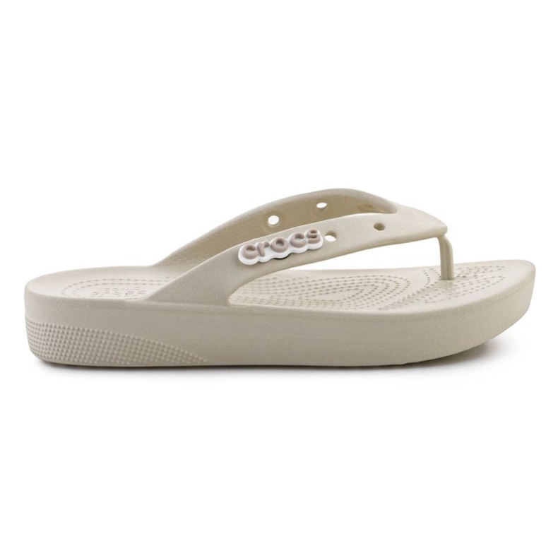 Chanclas Crocs Classic Platform Flip 207714-2Y2 beige