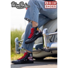 Zapatillas de mujer - 30. Pol 'and'Rock x Big Star OO274A701 - Reserva negro
