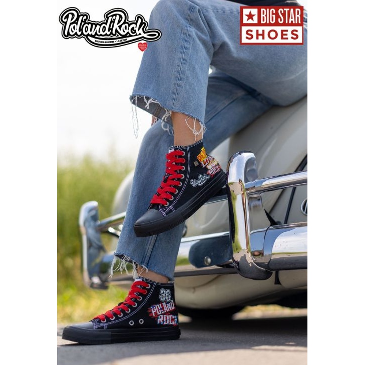 Zapatillas de mujer - 30. Pol 'and'Rock x Big Star OO274A701 - Reserva negro