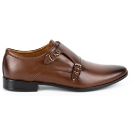 Olivier Zapatos formales piel Monki 287LU marrón