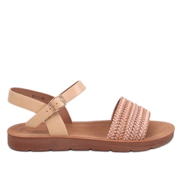 Salinon Sandalias estilo boho beige