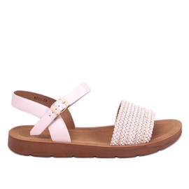 Sandalias Salinon OFF-WHITE estilo boho beige