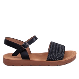 Salinon Sandalias estilo boho negro