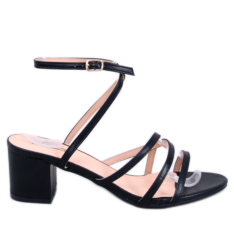 Tiden Sandalias de tacón negro