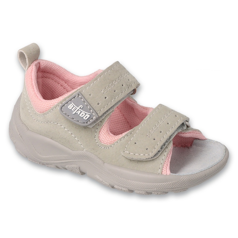 Zapatos befado para niños gris/rosa 721P001