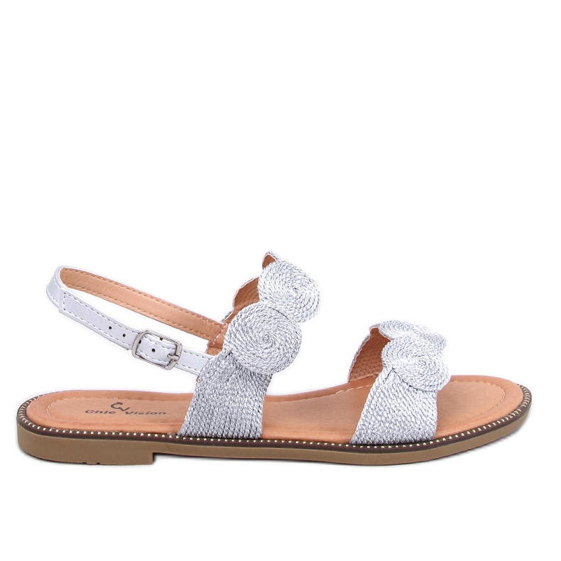 Sandalias mujer Raulet Plata