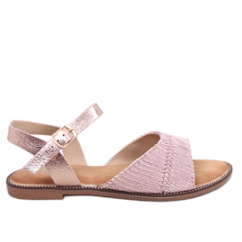Sandalias mujer Mollies Champán rosa