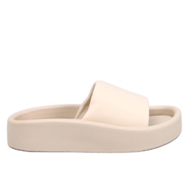 Pantuflas mujer suaves Fontes Beige