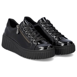 Zapatos cuña Rieker W N2501-00 negro
