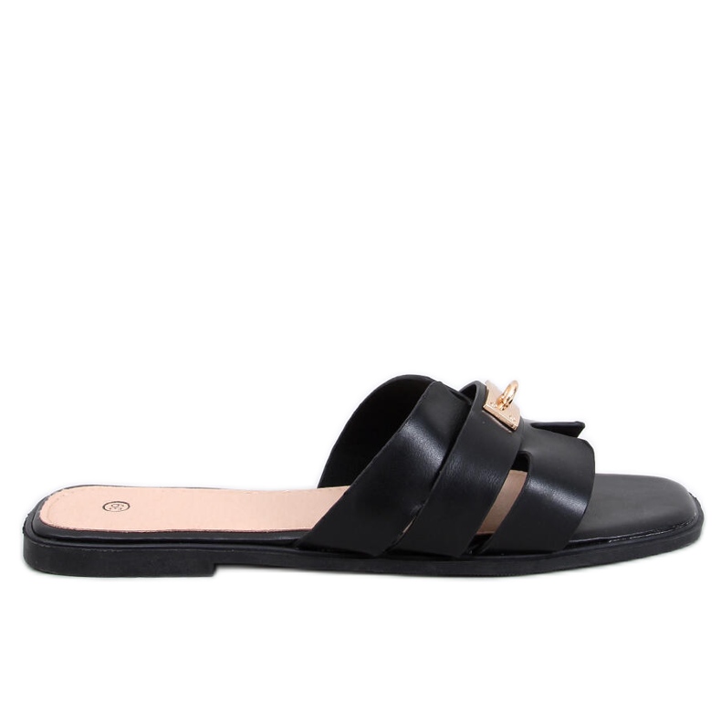 Chanclas de mujer Daudi Negro