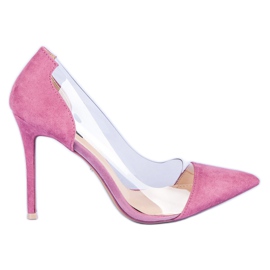 Vices Alfileres transparentes rosa