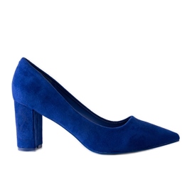 Zapatos de salón de ante azul marino de Laitina Zapatos de salón de ante azul marino de Laitina