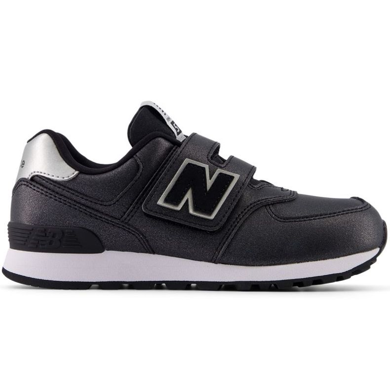 Zapatillas New Balance con cierre de velcro PV574FM negro