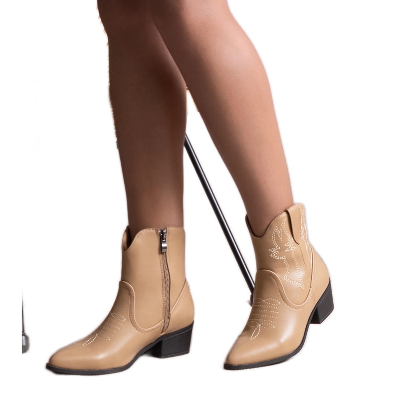 Botas cowboy beige de Madia
