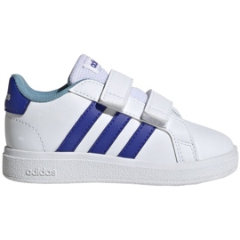 Zapatos Adidas Grand Court Lifestyle Hook and Loop HP8919 blanco