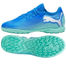 Zapatillas Puma Future 7 Play Tt 107950 01 azul
