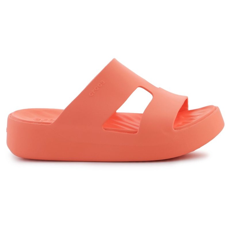 Chanclas Crocs Getaway Platform H-Strap 209409-84F naranja