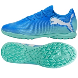 Zapatillas Puma Future 7 Play Tt 107943 01 azul