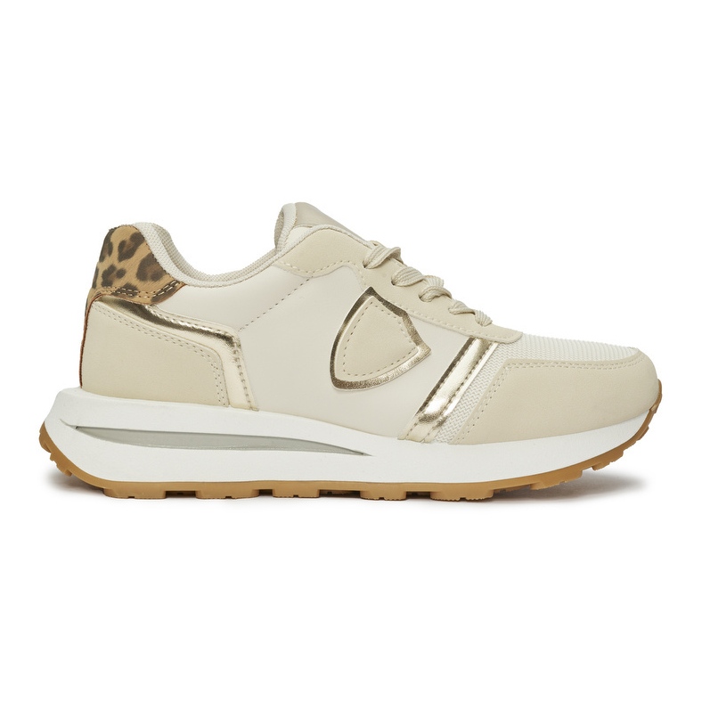 Zapatillas deportivas mujer beige