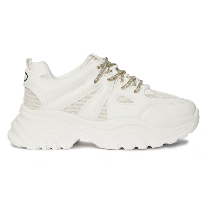 Zapatillas blancas de mujer. blanco Zapatillas blancas de mujer. blanco