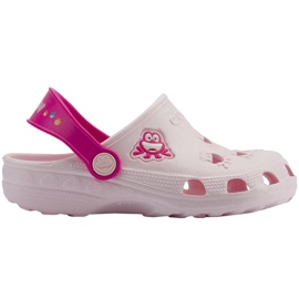 Zuecos Coqui Ranita 8701-100-5536A/8701-100-5536 rosado