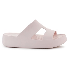 Chanclas Crocs Getaway Platform H-Strap 209409-6UR beige