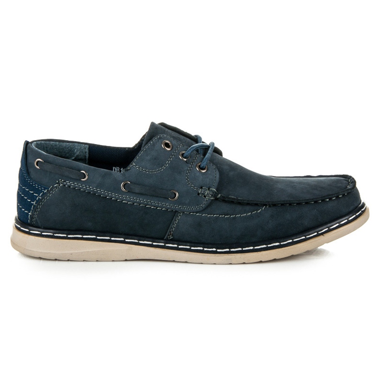 New Age Mocasines con lazada azul